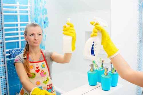 Professional oven cleaning in Hampstead kitchen interior