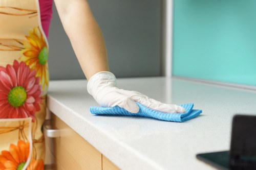 Professional rug cleaning in Hampstead living room setting