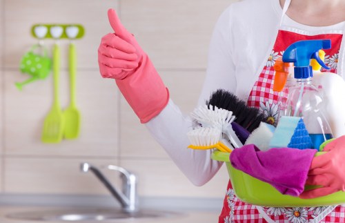 Hampstead domestic cleaning service in a period property kitchen