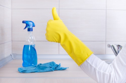 Experienced cleaners maintaining a polished Hampstead property