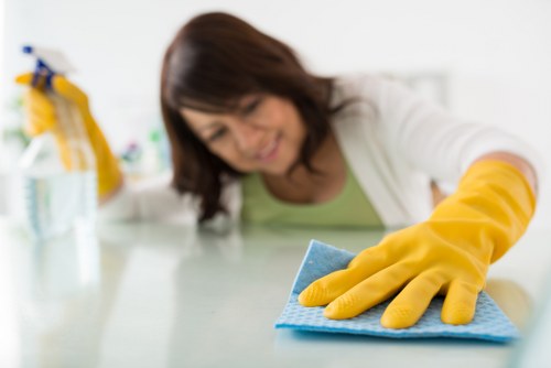 Deep cleaning tools used for post-construction cleaning